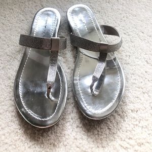 Bandolino Strappy Rhinestone Sandals